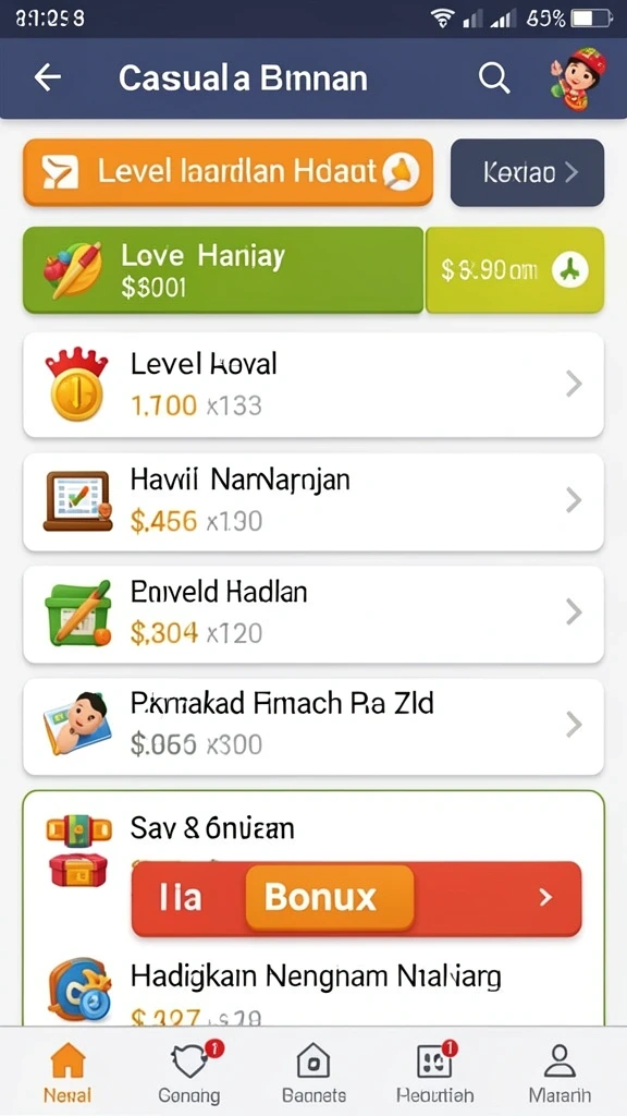 Screenshot menampilkan karakter utama dalam aksi seru.