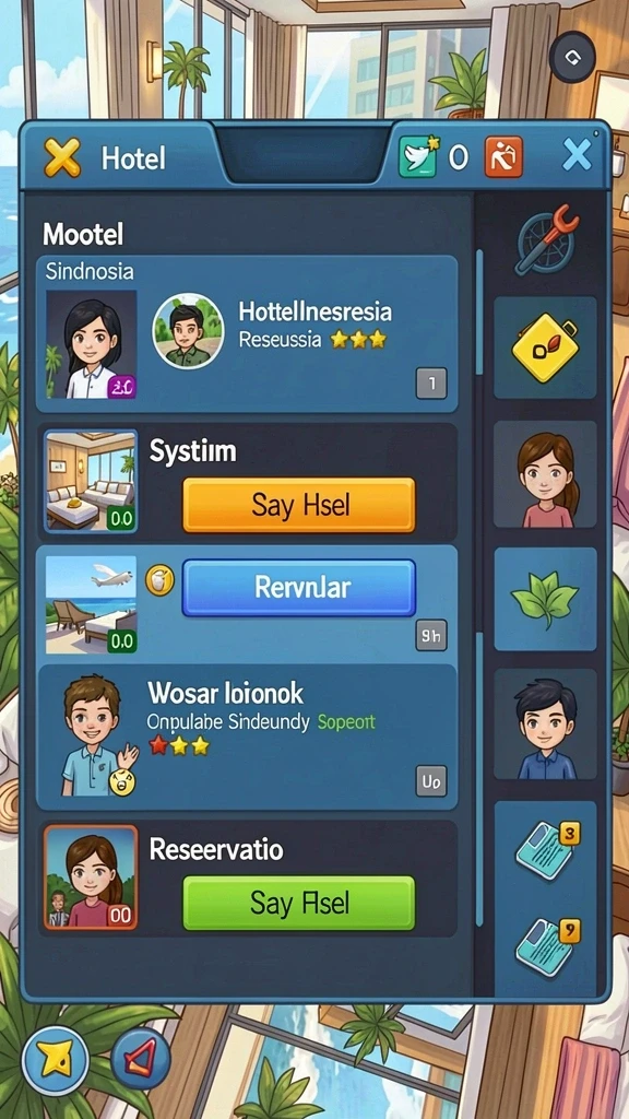 Screenshot level baru yang menantang dan seru.