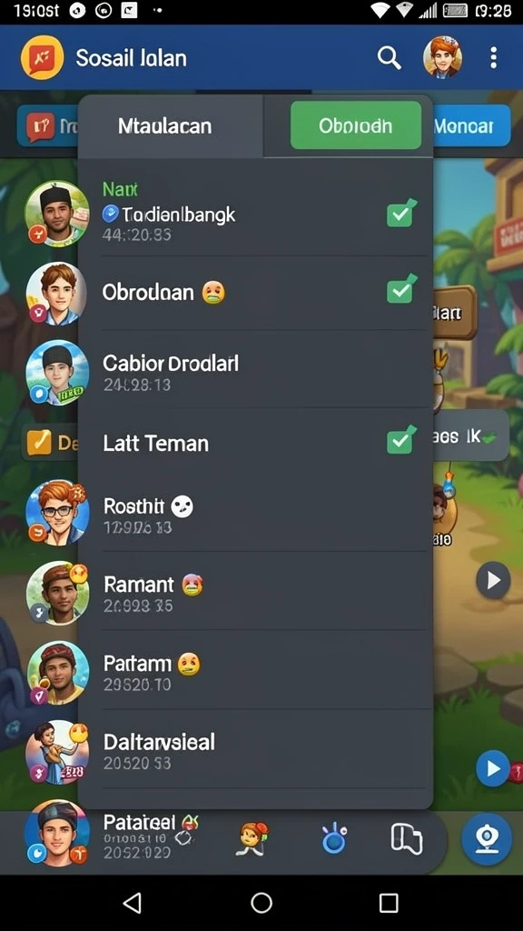 Tampilan awal yang menarik dengan grafik yang memukau.