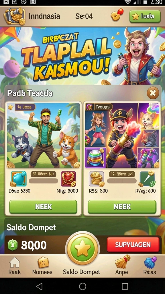 Mode permainan multiplayer yang menyenangkan.