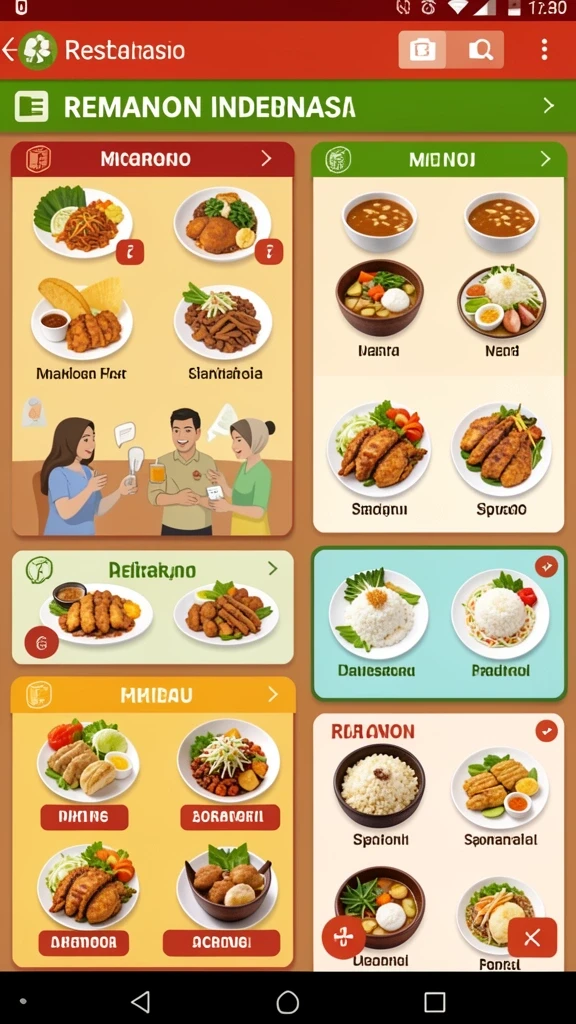 Karakter unik dengan kemampuan masing-masing.