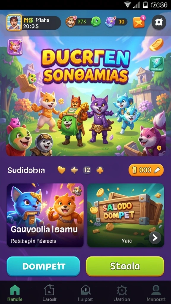 Tampilan antarmuka yang menarik dan mudah digunakan.