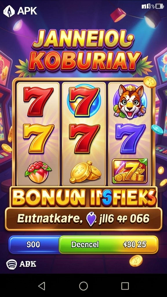 Menu permainan slot yang beragam dan mudah diakses.