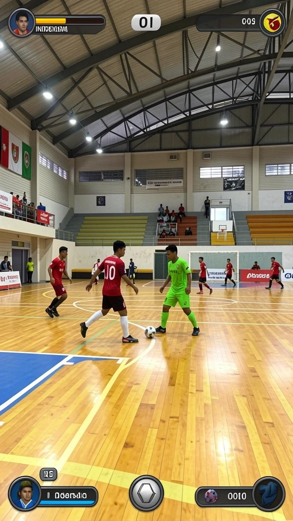Grafis lapangan yang realistis dan detail yang memukau.