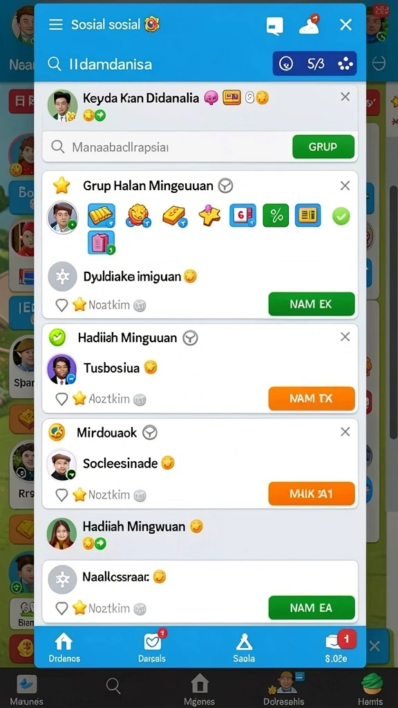 Tantangan seru di level yang semakin sulit dan mendebarkan.