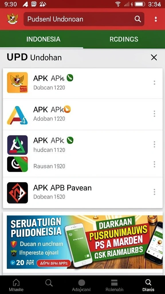 Tampilan antarmuka yang user-friendly.