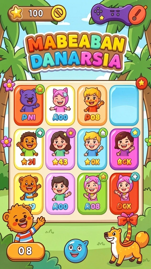 Berbagai karakter dengan kemampuan unik untuk dipilih.