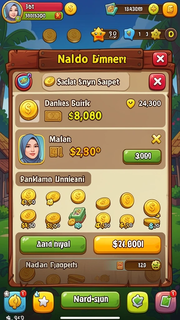Tampilan permainan slot yang menarik dan penuh warna.