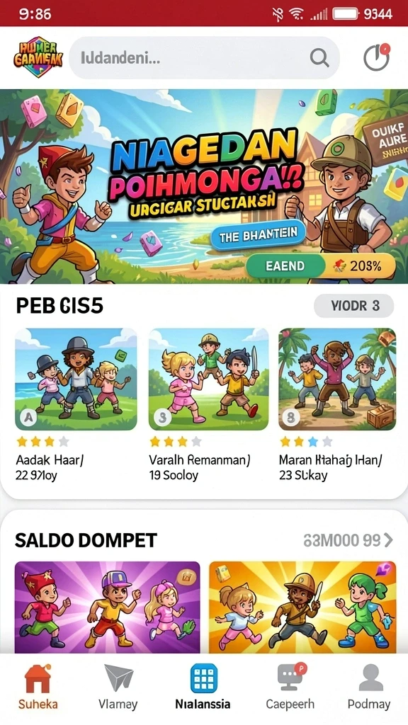Tampilan antarmuka yang menarik dan mudah dinavigasi.