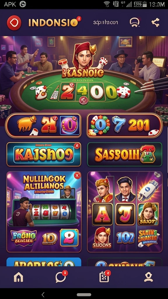 Berbagai karakter unik yang dapat dipilih.