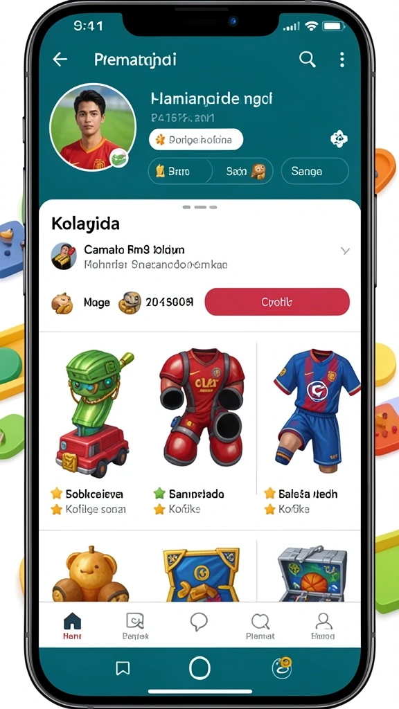 Tampilan utama aplikasi IDAMANTOTO yang menarik.