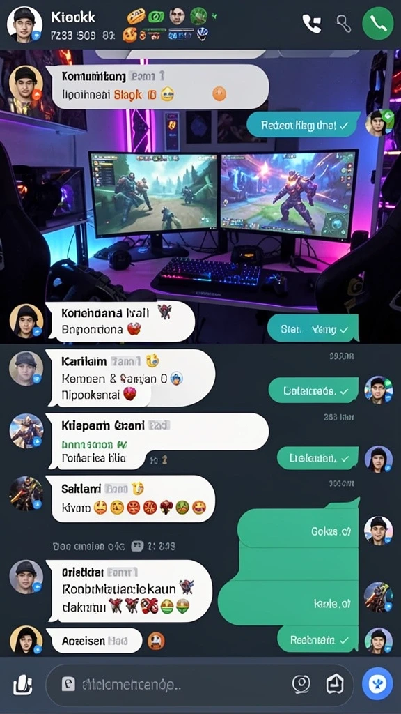 Tampilan antarmuka aplikasi yang menarik dan modern.
