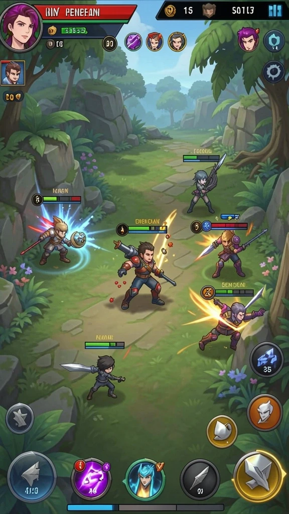 Tangkapan layar dari mode multiplayer yang seru.