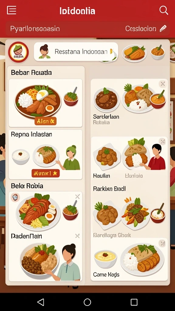 Tampilan awal yang menarik dan mudah dinavigasi.