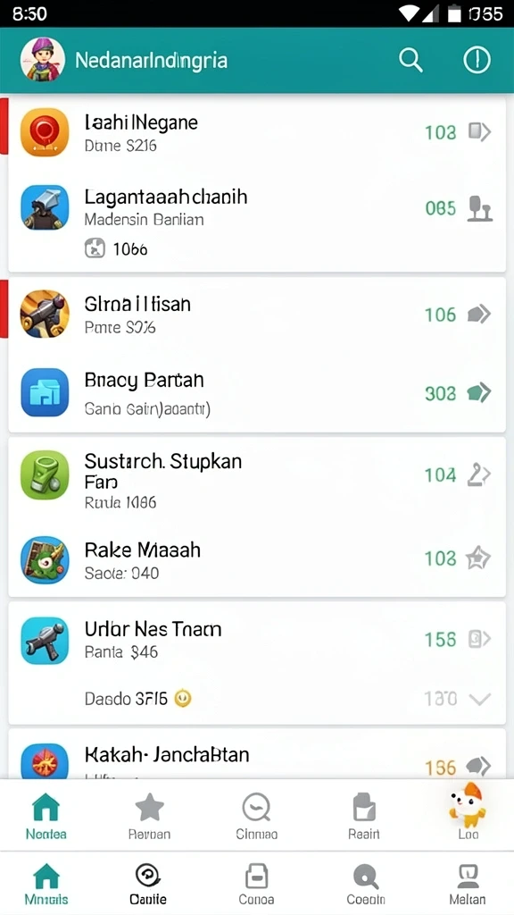 Tampilan antarmuka yang ramah pengguna.