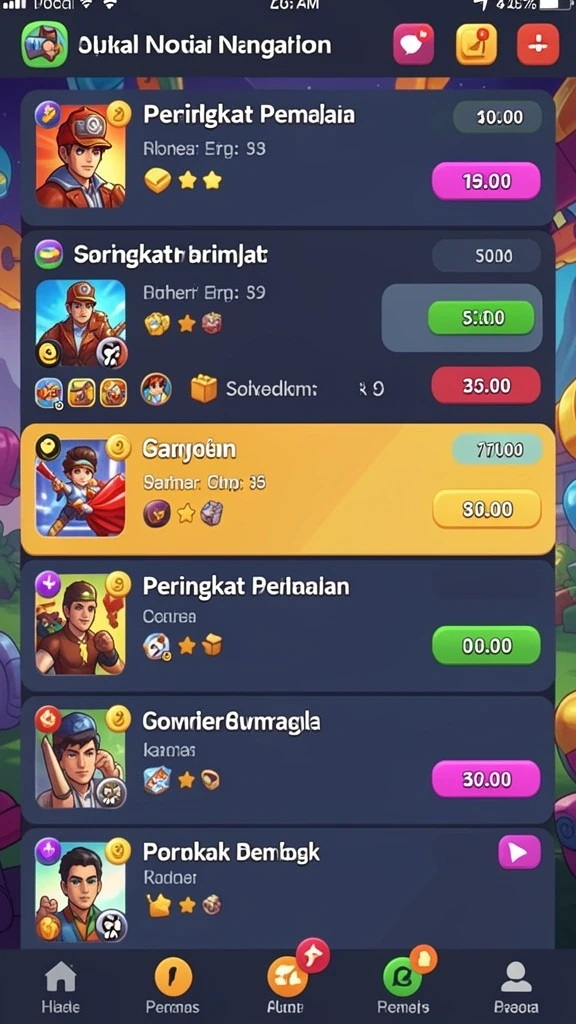 Antarmuka pengguna yang intuitif dan mudah digunakan.
