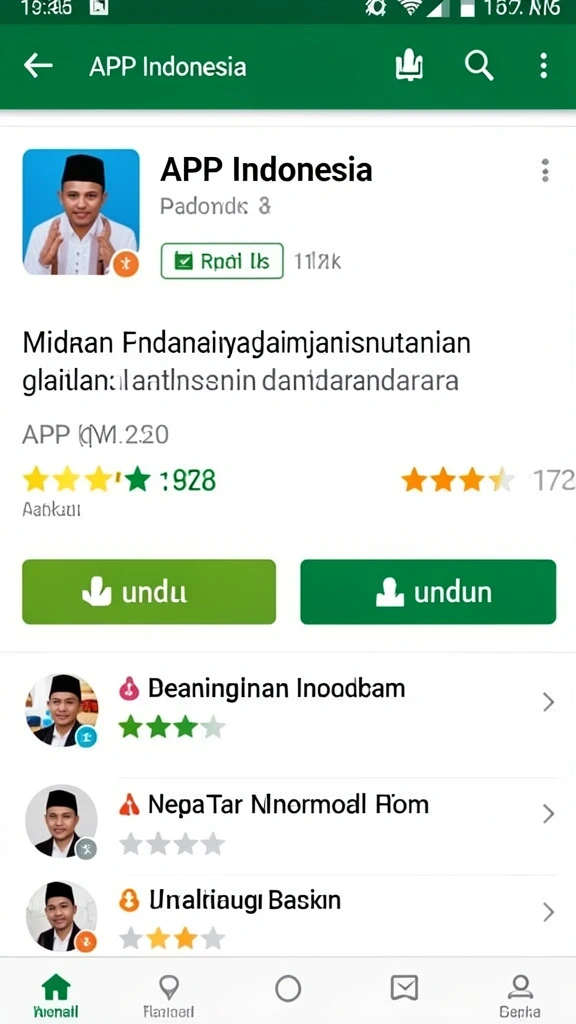 Tampilan awal yang menarik dan mudah dinavigasi.