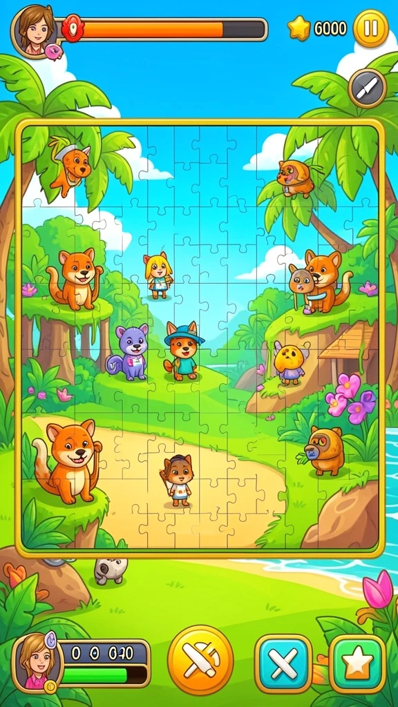 Gameplay yang seru dengan berbagai tantangan.