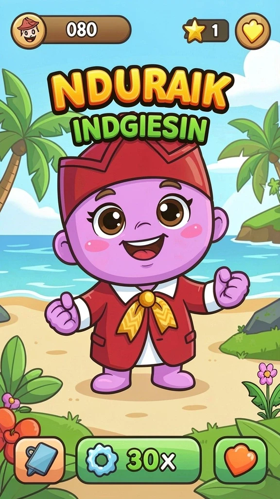 Tampilan awal game yang menawan.
