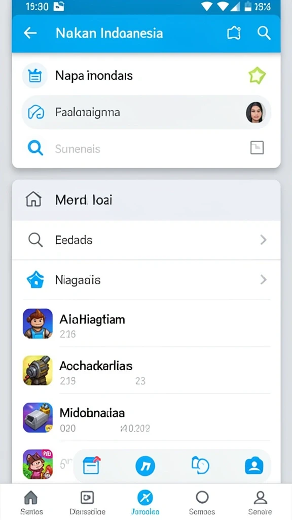Tampilan antarmuka LUSA777 yang menarik dan user-friendly.
