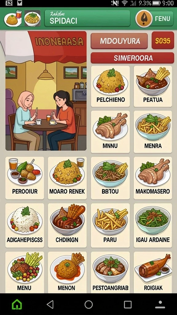 Screenshot aplikasi MIGASPIN - Tampilan antarmuka yang menarik.