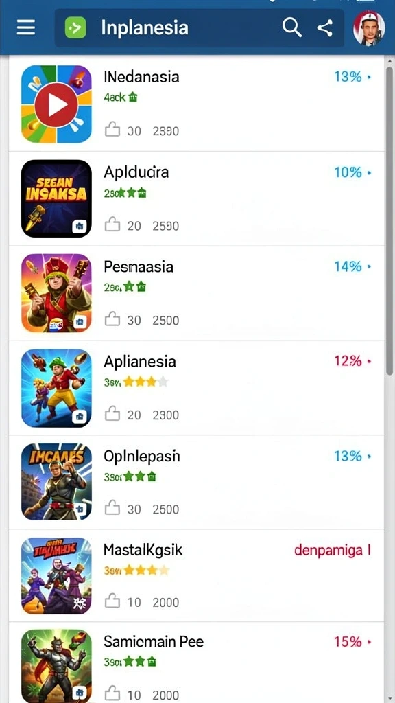Fitur turnamen bulanan yang kompetitif.