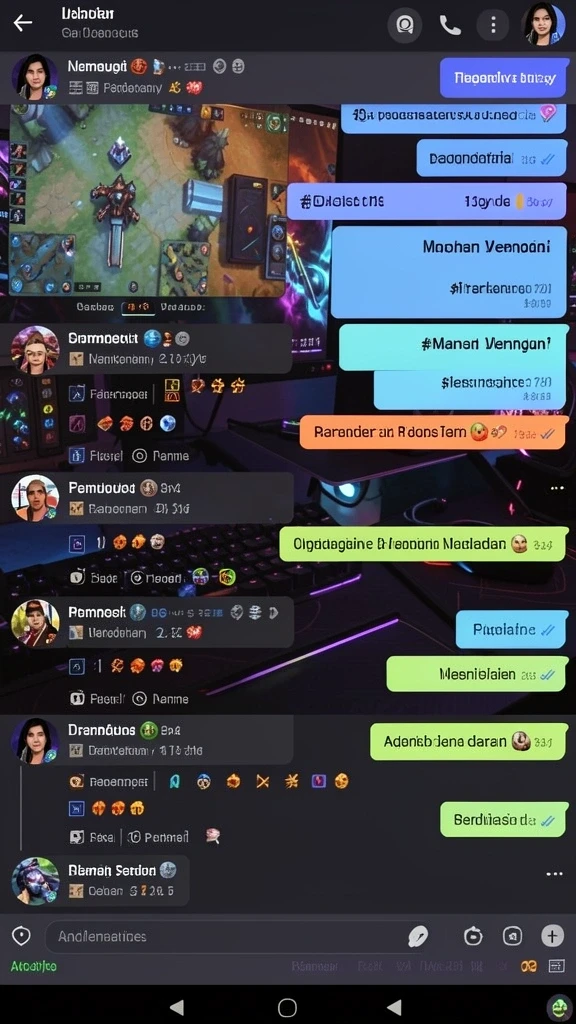 Karakter dengan desain unik dan beragam pilihan.
