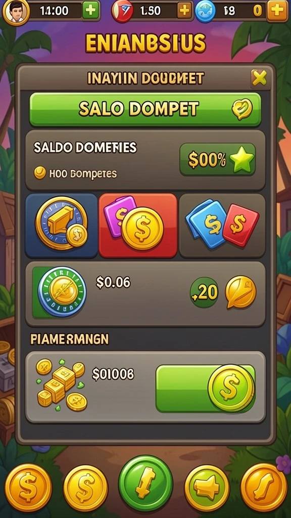 Beragam pilihan permainan slot yang tersedia.
