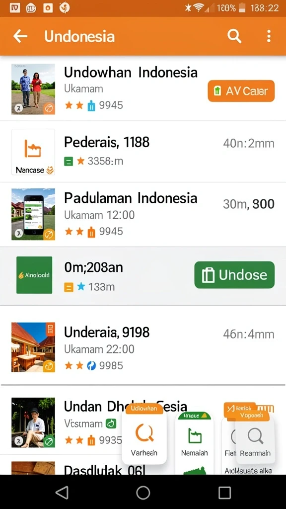 Tampilan awal yang menarik dan user-friendly.