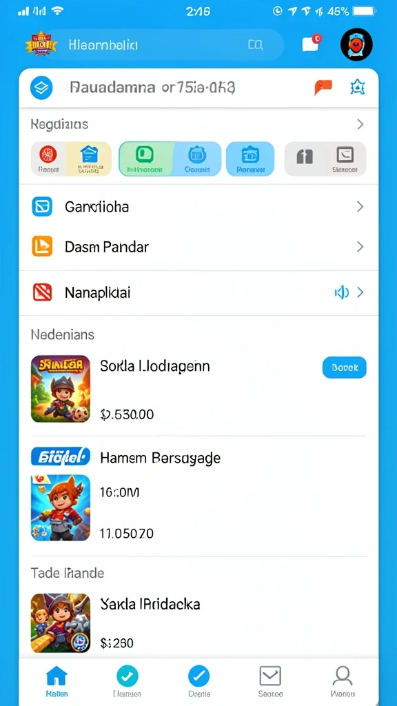 Visual yang memukau dalam setiap level permainan.
