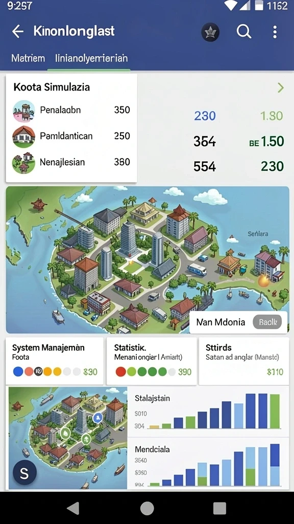 Tampilan antarmuka pengguna yang menarik dan intuitif.