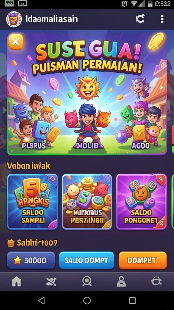 Level baru yang menantang dan seru.