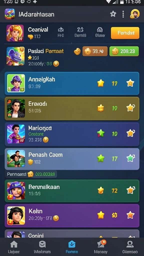 Tampilan antarmuka yang menarik dan intuitif.