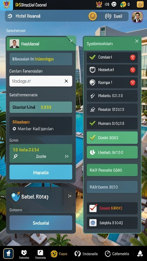 Tampilan antarmuka yang menarik dan user-friendly.
