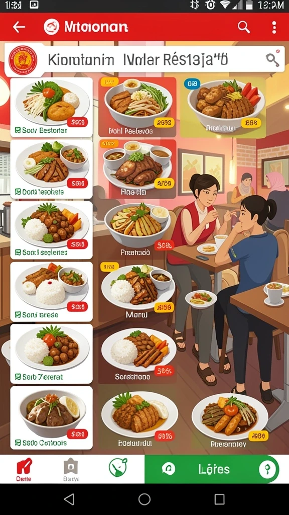 Tampilan awal game yang menarik.