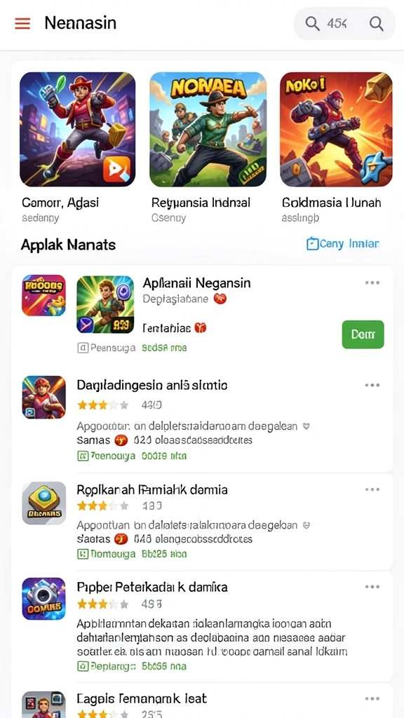 Tampilan antarmuka yang intuitif dan ramah pengguna.