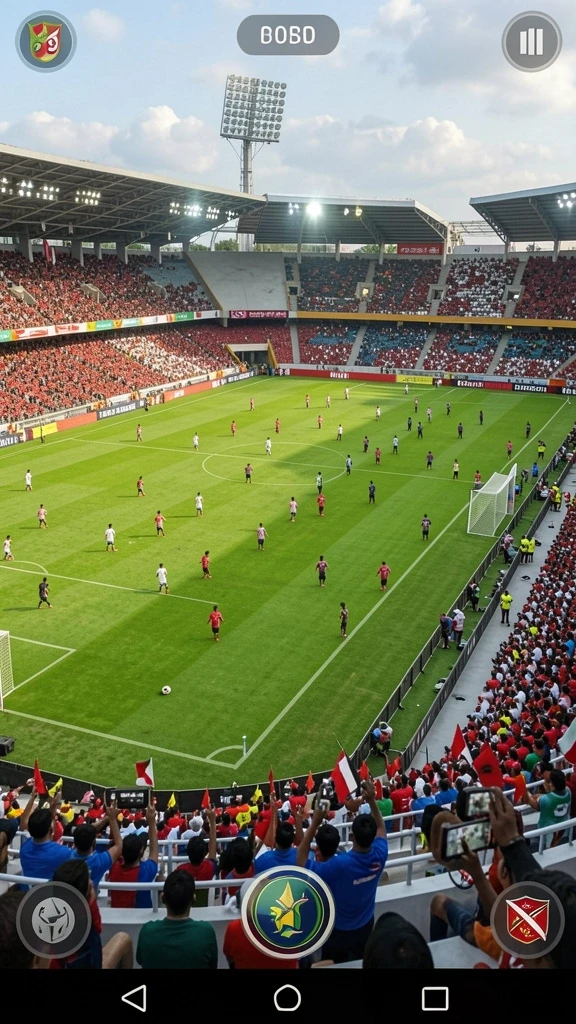 Screenshot ZK6: Menampilkan pertempuran epik di arena.